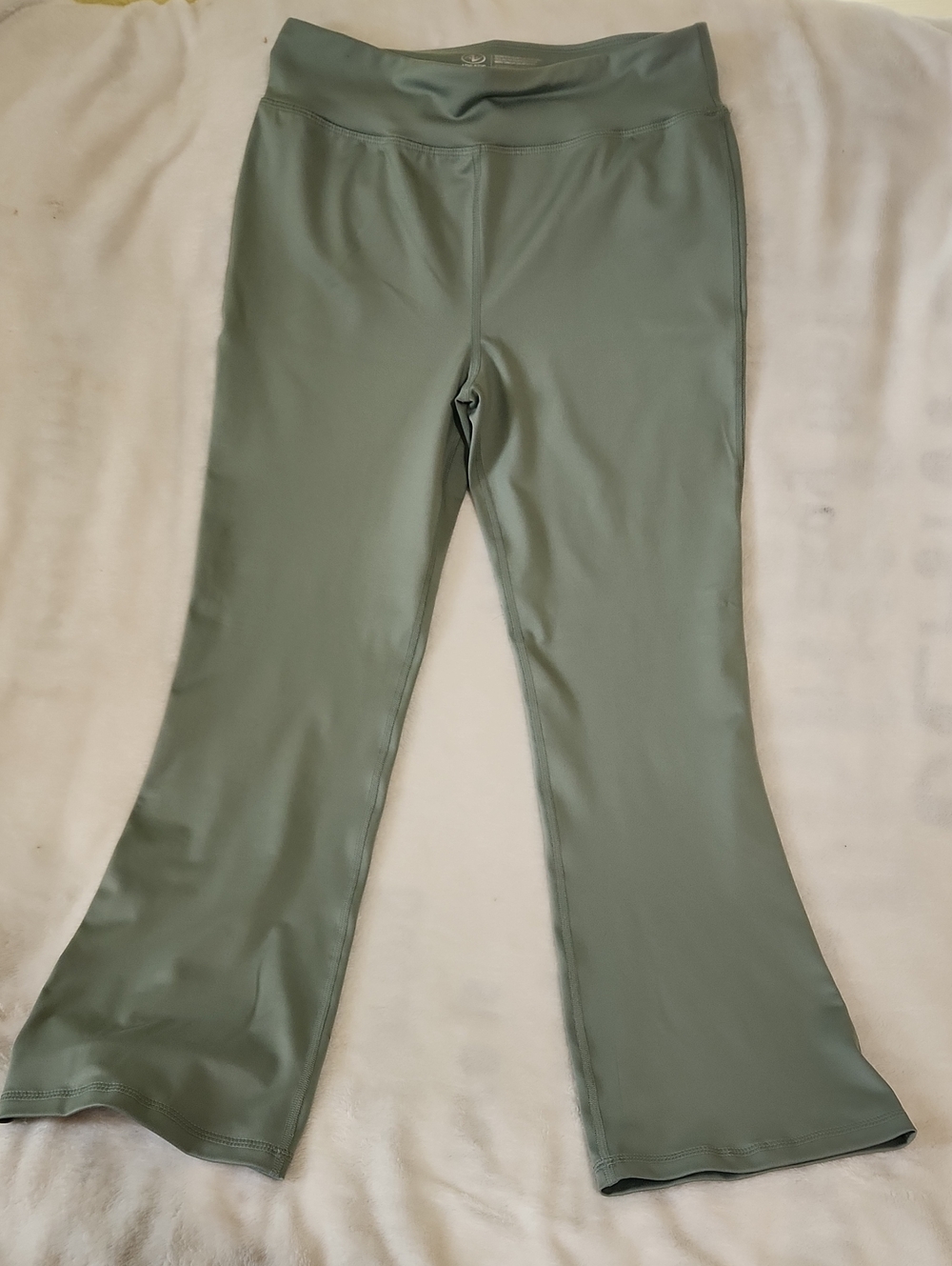 Athletic Works Sage Green Flare Leg Active Pants